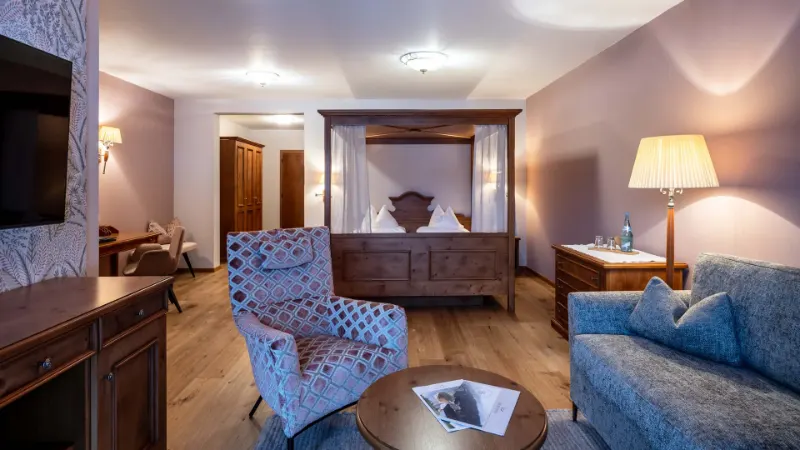 Hotel room with balcony